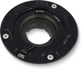 CNC Racing / シーエヌシーレーシング フューエルタンクキャップ - Flange Gear, ブラック | TSB11B