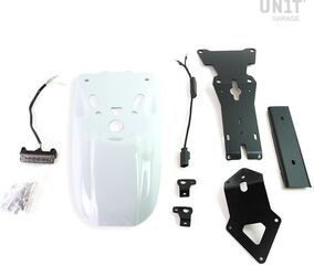 Unitgarage / ユニットガレージ Rear fender with license plate kit, Light White Urban GS | 1651+1682-Light-White-Urban-GS