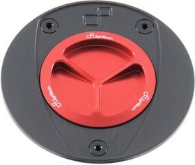 LighTech / ライテック Fuel Tank Cap with Spin Locking, Color: Red | TFN212ROS