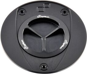 LighTech / ライテック Fuel Tank Cap with Spin Locking, Color: Black | TFN215NER