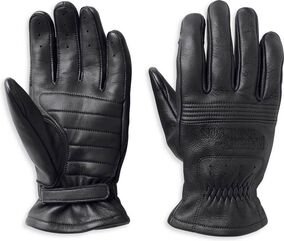 Harley-Davidson Big Sur Leather Gloves For Men, Black | 98142-22VM