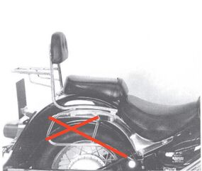 ヘプコ＆ベッカー シーシーバー (リアラック付) Suzuki VL 800 Intruder / LC Volusia / C 800 Intruder / Bl | 611338 00 02