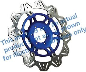 EBCブレーキ Veeシリーズ Sport バイク ブレーキディスク（ブルーハブ）フロント左側用 | VR1014BLU