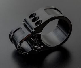 ABM / エービーエム Stand pipe bracket Standard Ø50 mm for clip-on, バージョン: 右側, カラー: ブラック | 400412-A94-F15