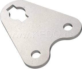 Kedo Horn Bracket, stainless steel, nacked, suitable for OEM horn to be mounted on lower yoke | 50512