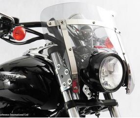 Powerbronze / パワーブロンズ カスタムスクリーン フロストステルスグレー YAMAHA XV750 VIRAGO, 92-96 VANGUARD | 470-Y107-019