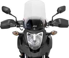 GIVI / ジビ Screen for Honda NC700X, NC750X 14-15, color clear, dim. HxW 49,5 x 41 cm, 16,5 cm higher than oe | D1111ST