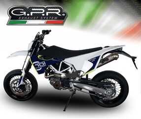 GPR / ジーピーアール Original For Husqvarna Supermoto 701 2015/2016 E3 Homologated スリッポンエキゾースト Powercone Evo | HU.35.PCEV