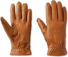 Harley-Davidson Men'S Full Speed Leather Gloves, Brown leather | 97671-23VM