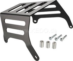 Kedo Aluminum Rack (luggage rack), including mounting material, black plastic coated. | 60096S