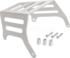 Kedo Aluminum Rack (luggage rack), including mounting material, silver powder-coated | 60096