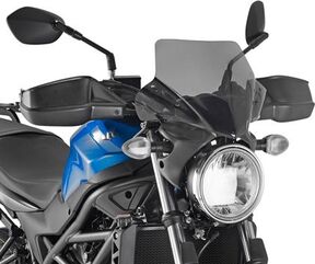 GIVI / ジビ Screen for Suzuki SV 650 16-, color black with smoke screen, dim. HxW 28,5x36 cm, fitting kit included | A3111