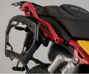 SW-MOTECH PRO side carriers Black. Moto Guzzi V85 TT (19-). | KFT.17.925.30000/B