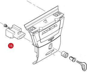 GIVI / ジビ プッシュボタン for Locking | Z206NR