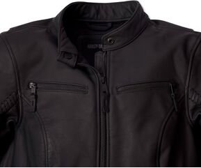 Harley-Davidson Women'S Moxie Willie G Laced Leather Jacket, Black Beauty | 98008-24EW