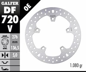 Galfer / ガルファー ブレーキディスク Round Fixed | DF720V