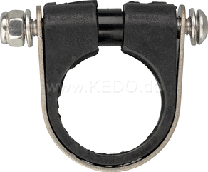 Kedo Handlebar Clamp 'Slim', stainless steel, low-vibration, suitable for mounting additional accessories, E.G. speedometer, pilot lights | 40509