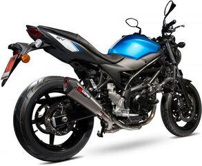 Scorpion / スコーピオンエキゾースト Serket （Taper）テーパースリップオン チタンスリーブ eマーク Suzuki SV650 2016 - 201 | RSI119TEO