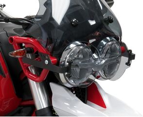 Powerbronze ヘッドライトプロテクター MOTO GUZZI V85TT 19-21/ライトティント | 440-M659-001
