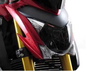 Powerbronze / パワーブロンズ ヘッドライトプロテクター フロストステルスグレー SUZUKI GSX-S1000, 15-19 | 440-S553-019