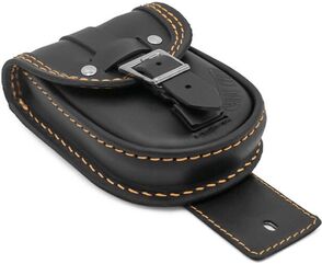 Ends Cuoio / エンズクオイオ バッグ 2018-new Sport Glide（スポーツグライド） スマートタンクバッグ - ブラックレザー - オークル（黄土色）ステッチ | SBSG18.N.CTOC