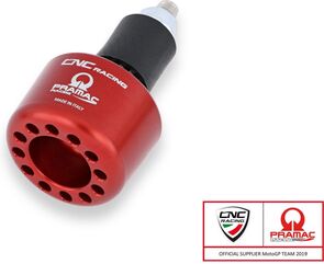 CNC Racing / シーエヌシーレーシング Handlebar cap left side Pramac Racing limited Edition, Red | PL001RPR