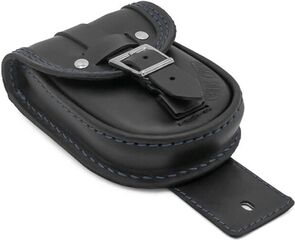Ends Cuoio / エンズクオイオ バッグ 2018-new Sport Glide（スポーツグライド） スマートタンクバッグ - ブラックレザー - ブルーステッチ | SBSG18.N.CTBL