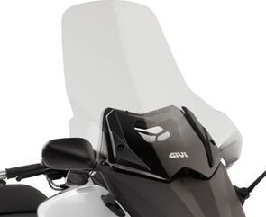 GIVI / ジビ Windscreen for Yamaha TMAX 530 12-16, color Clear, dim. HxW 65 x 61 cm, fits oe headlight fairing | D2013ST
