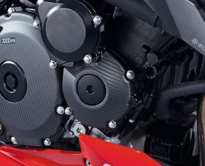 Suzuki / スズキ カーボン スターター カバー | 990D0-13K26-CRB