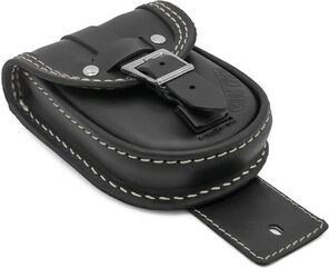 Ends Cuoio / エンズクオイオ バッグ 2018-new Sport Glide（スポーツグライド） スマートタンクバッグ - ブラックレザー - ホワイトステッチ | SBSG18.N.CTBI