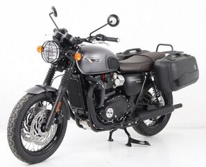 ヘプコ＆ベッカー サイドキャリア パーマネントマウント-Triumph Bonneville T 100 / ブラック from 2017 | 6537559 00 01