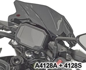 Givi / ジビ A4128A マウンティングキット ウインドスクリーン 1176A Kawasaki Z900 20- or ウインドスクリーン 4128S on Kawasaki Z650 20- | A4128A