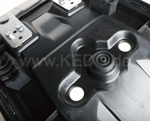 Kedo SR500 Seat, Complete, Black, OEM Replica (NEW:. Now incl rear seat base rubber, item 27153) | 10127RP