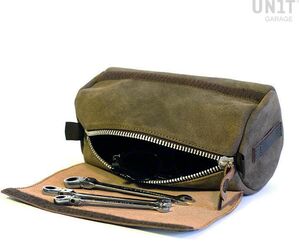 Unitgarage / ユニットガレージ Atacama bag Crust leather, MossGrey | U040-MossGrey