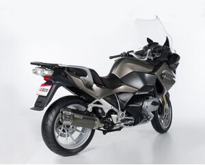 BOS / ボス Desert Fox スリップオンエキゾースト EG (Euro 4) ブラックエディション BMW R 1200 RT 2017-2018 | 1740032B