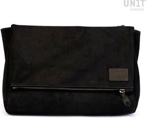 Unitgarage / ユニットガレージ Fezzan Messenger Bag Crust leather, JetBlack | U042-JetBlack