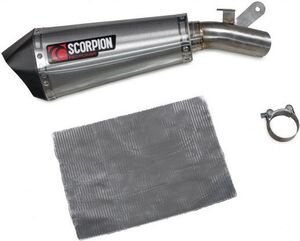 Scorpion Mufflers Serket Taper Slip-on Brushed Stainless Steel Sleeve | RSI127SEO