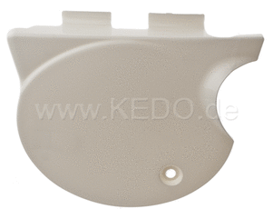 Kedo Replica Side Cover, left, white (without decal), OEM reference # 583-21711-00 | 29313