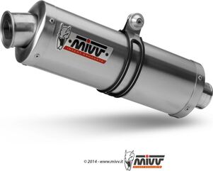 MIVV / ミヴ -SPORT OVAL- スリップオン ステンレス for SUZUKI DL V-STROM 650 (07-) | S.027.LX1