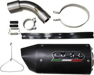 GPR / ジーピーアール Original For Ktm Adventure 390 2020 E4 Homologated スリッポンエキゾースト Furore Evo4 Nero | KT.99.FNE4