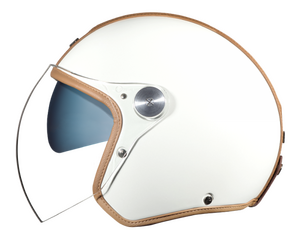 NEXX Garage Helmet X.G30 GROOVY WHITE, CAMEL, Size: XS | 01G3000428111