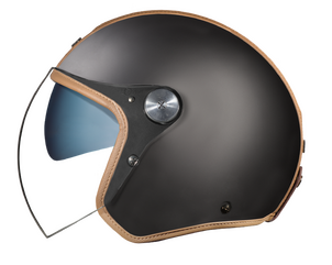 NEXX Garage Helmet X.G30 GROOVY BLACK. CAMEL, Size: XS | 01G3001428113