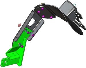 Access Design / アクセスデザイン Wheel base plate holder for Honda CB-650F | SPLRH024