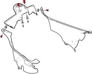 CNC Racing / シーエヌシーレーシング Screws Key Guard Ducati Sbk Panigale Series, ゴールド | KV340G