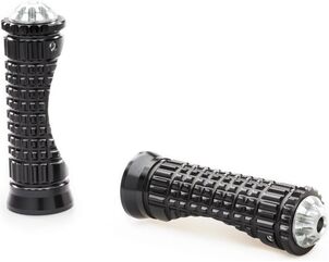CNC Racing / シーエヌシーレーシング Footpegs - Fixed Universal M8/M6, シルバー | PC106S