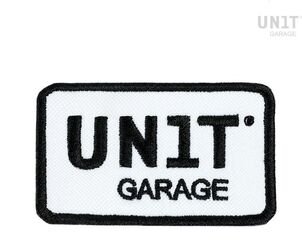 Unitgarage / ユニットガレージ Patch with embroidered logo, White | U063-White