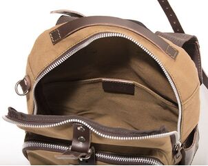 Unit Garage TANK PANNIER IN CANVAS, Beige-Brown | U032-Beige-Brown