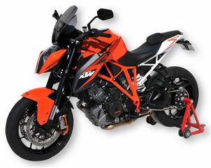 Ermax / アルマックス sport screen 37 cm for SUPER DUKE 1290 (+ kit fix ) 2014/2016 satin black | 035447004