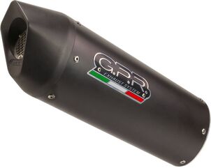 GPR / ジーピーアール Original For Moto Guzzi V85 Tt 2019/20 E4 Homologated スリッポンエキゾースト Furore Evo4 Nero | E4.GU.61.FNE4