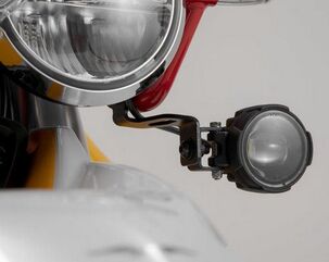 SW-MOTECH Light mounts Black. Moto Guzzi V85 TT (19-). | NSW.17.925.10000/B